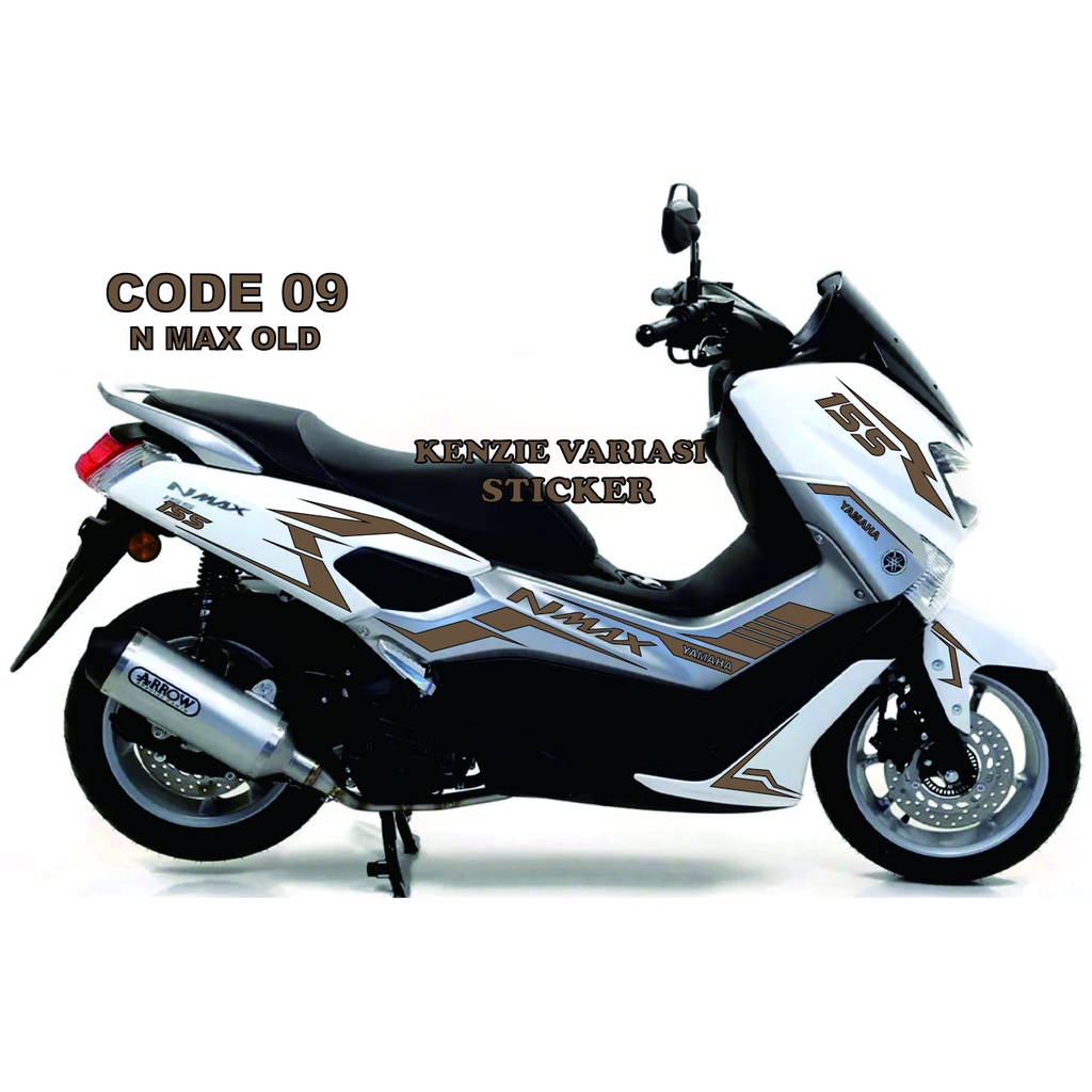 AKSESORIS YAMAHA N MAX, Stiker Cuting Striping List Body VARIASI MOTOR YAMAHA Nmax lama  #09
