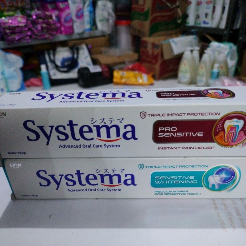 Systema Sensitive Whitening & Pro sensitive 105g