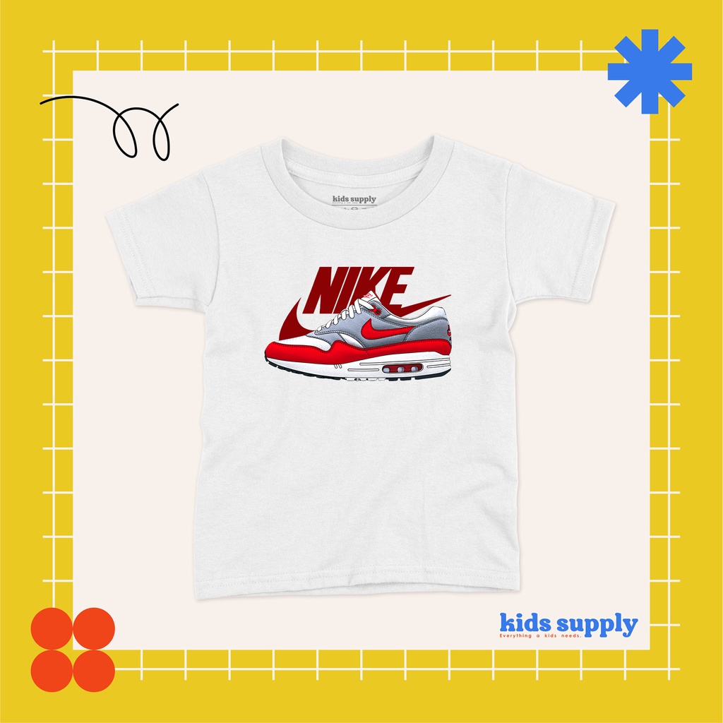 KS1166 Kaos Anak Branded Nike Air Max Kids Tshirt Premium Quality Lengan Pendek Bahan Cotton Combed 