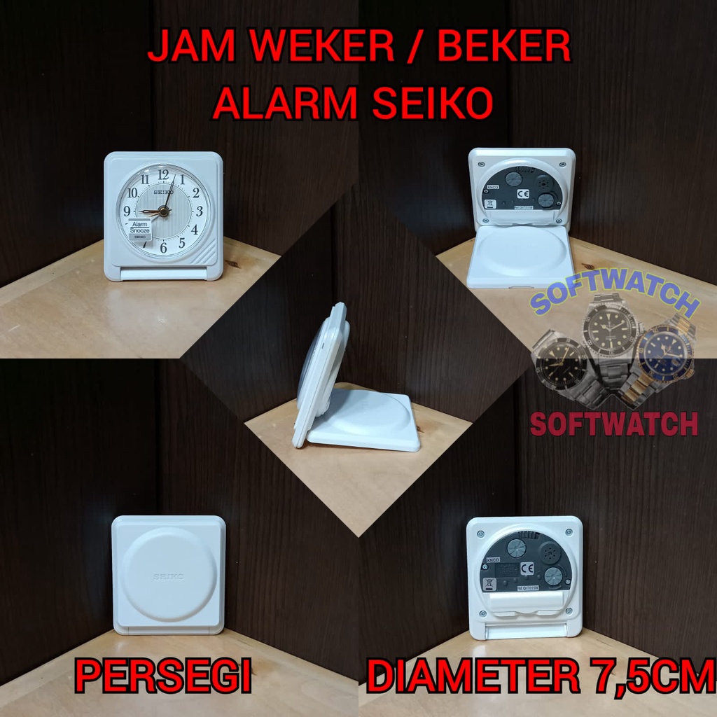 JAM WEKER BEKER JAM MEJA JAM DIGITAL ALARM SEIKO ASLI 100% ORIGINAL
