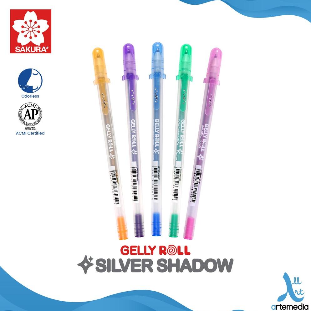 

Pulpen Warna Sakura Gelly Roll Silver Shadow Color Gel Pen Bolpen