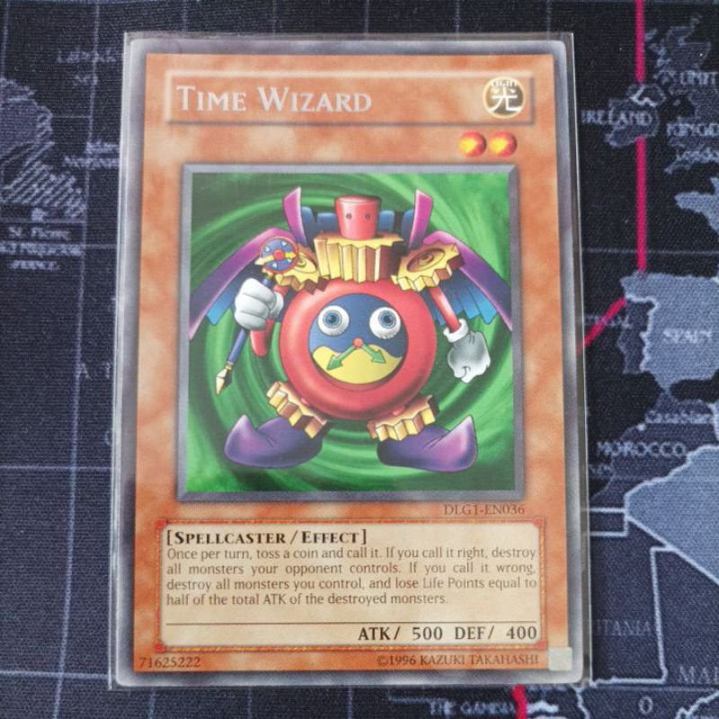 YUGIOH TIME WIZARD DLG1 RARE NON FOIL