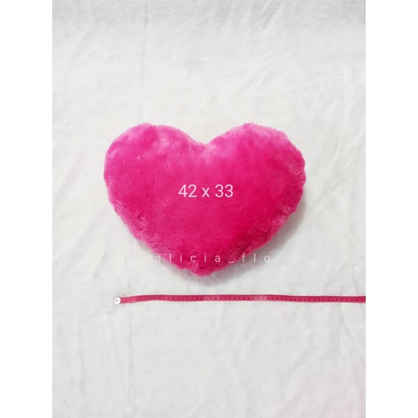 Bantal Love Bulu Rasfur Tebal / Bantal Sofa Bulu Rasfur Tebal