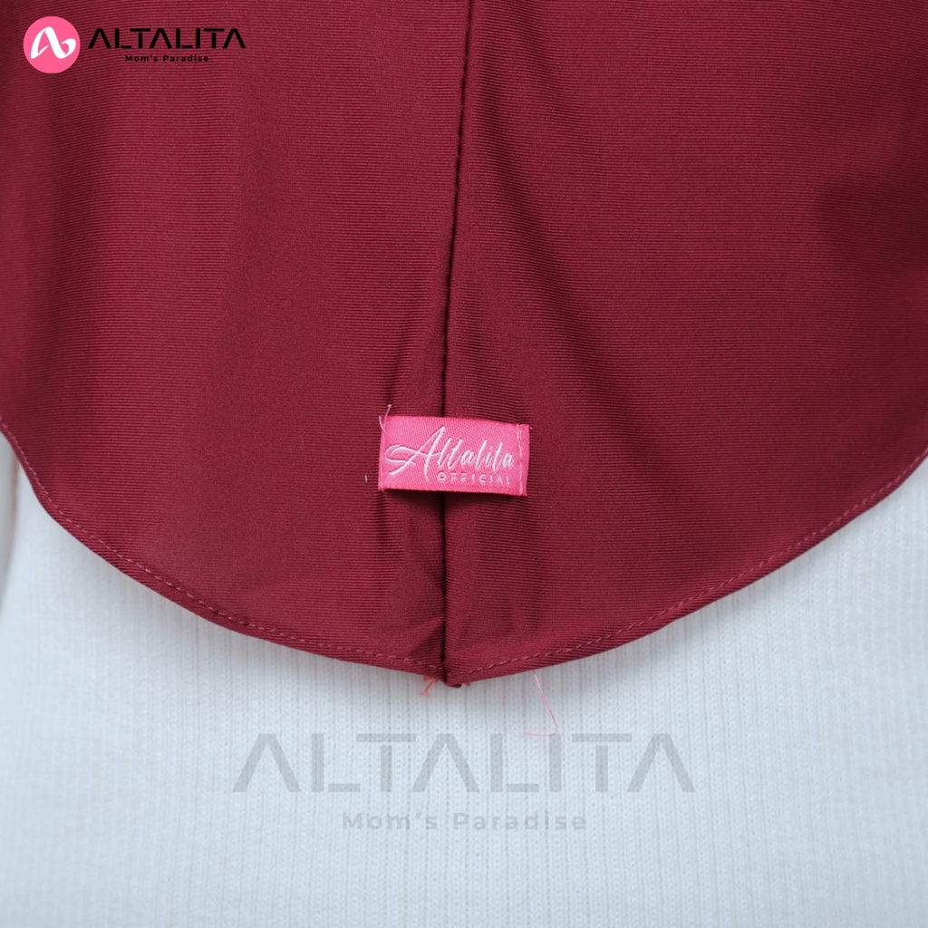 Altalita - Jilbab Instan Bergo Hamidah Jersey Premium Hijab Sport Qaila Olahraga Ukuran M Kerudung Sekolah Instan Menutup Dada