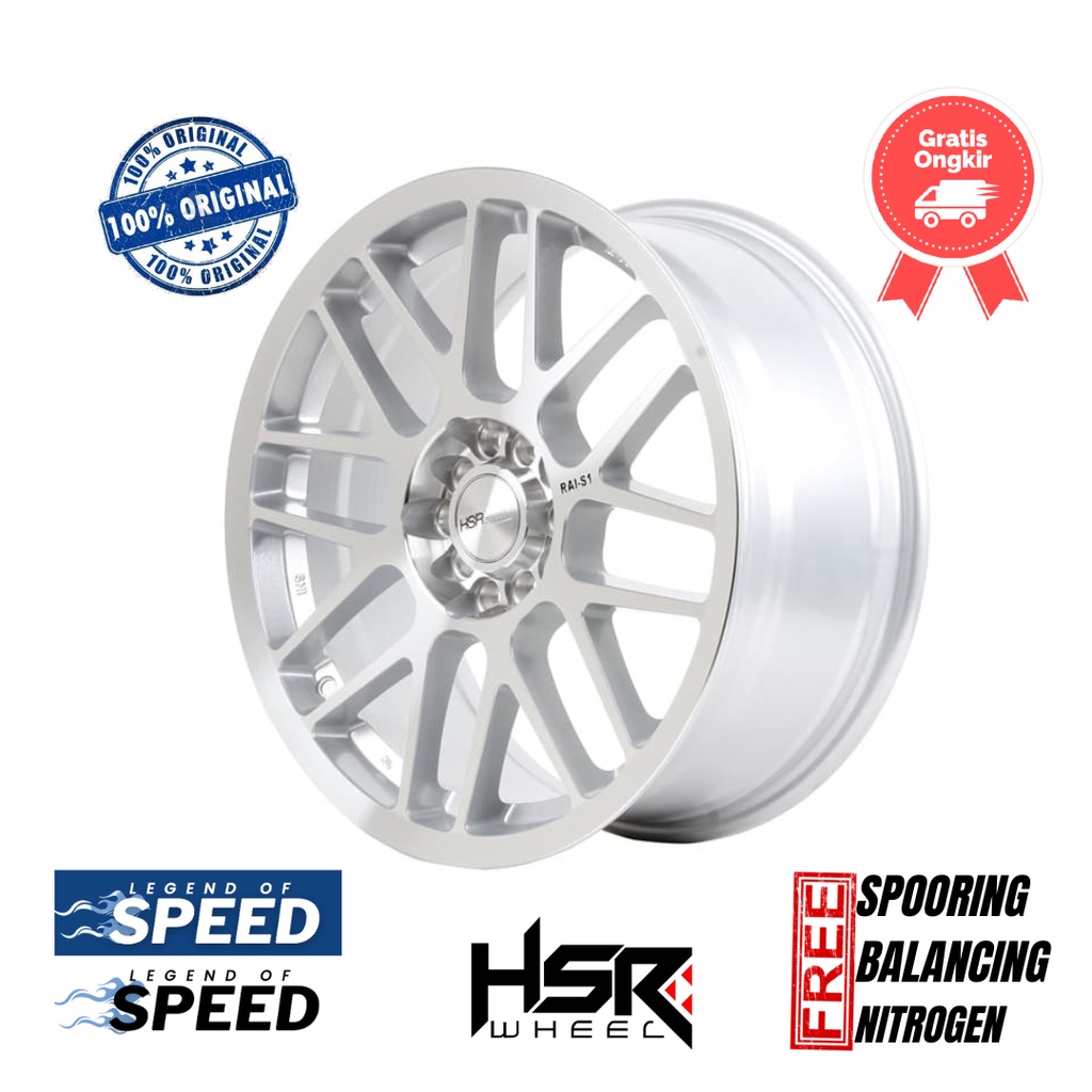 Velg HSR Ring 17 Lubang 10x100-114,3 RAI S1