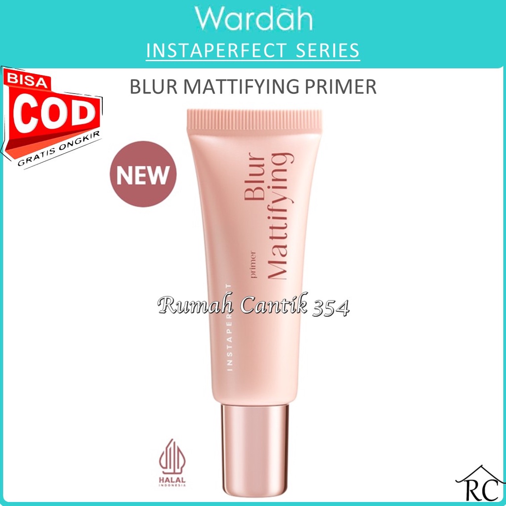 [NEW] Wardah Instaperfect Blur Mattifying Primer 20 ml (Real Skin Pore Blurring, Grip Lasting Effect, Smooth)