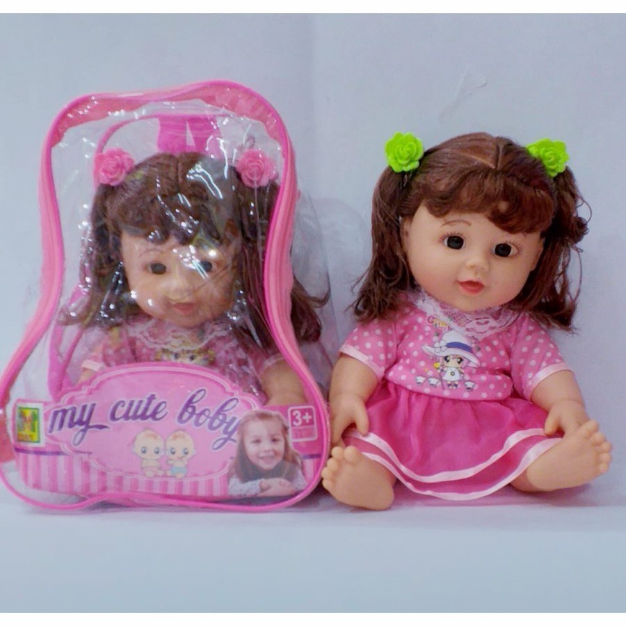 2025 - boneka baby doll full silicon bersuara / Mainan Boneka sweet baby