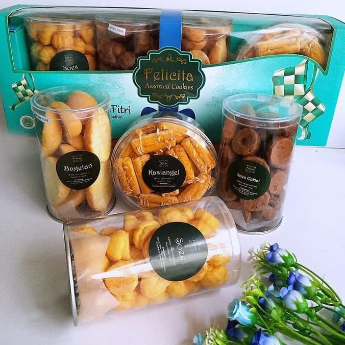 

Parcel Kue Lebaran/Idul Fitri Hampers | Felicita 4 - Green Box