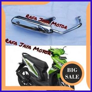 Knalpot Racing Bobokan Honda Beat Fi Lama 2013 - 2016 Mberr Emberr Full Chrome 1M4R23 perkakas