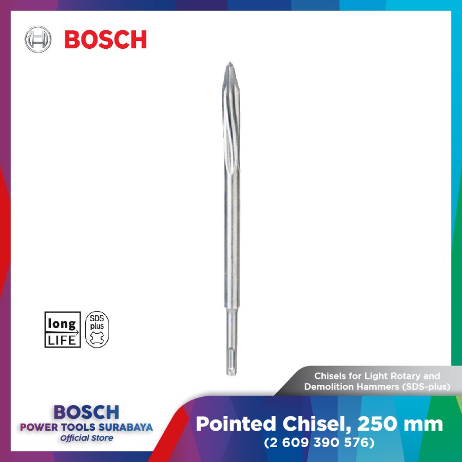 Chisels for light rotary and demolition hammers (SDS-plus)