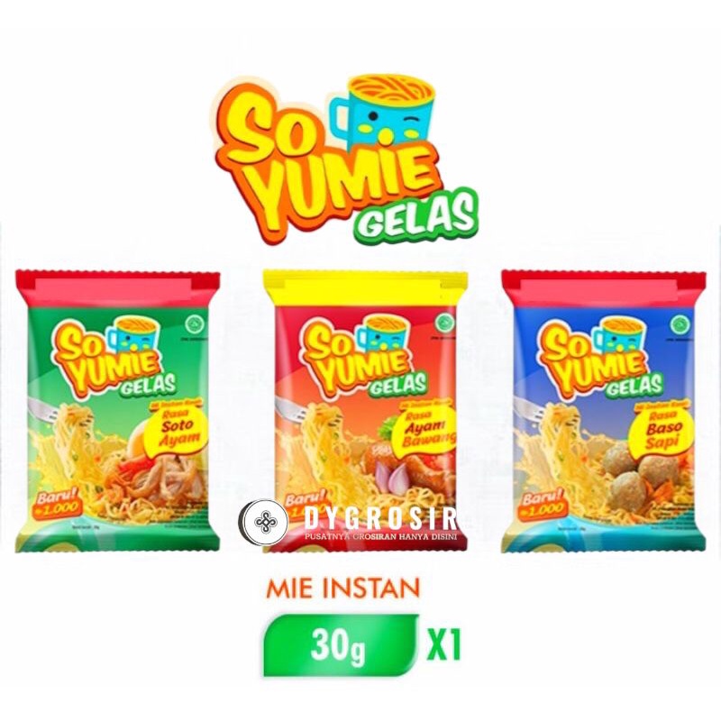 

DY ~ SO YUMIE MIE GELAS HARGA PER 1 BUNGKUS/SACHET