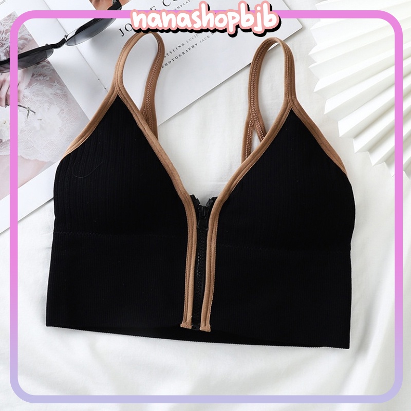 Bra Sport Wanita Model Resleting | Privasi