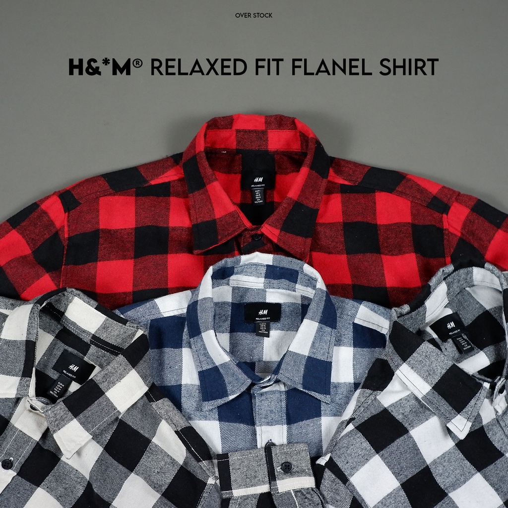 H&amp;*M Relaxed Fit Flanel Shirt