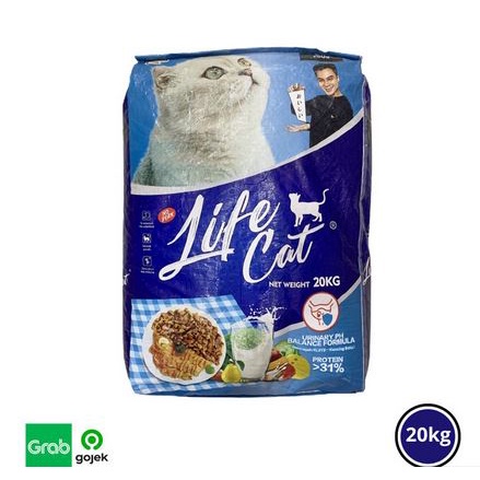 Life Cat Dry 20KG Makanan Kucing Baim Wong Dry Food Pelet Pakan