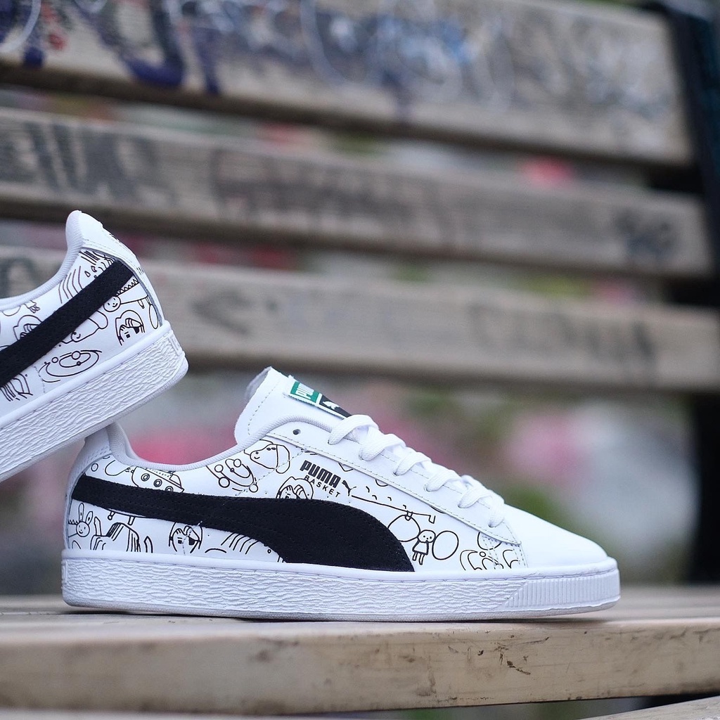 Puma Basket Tyakasha White Black