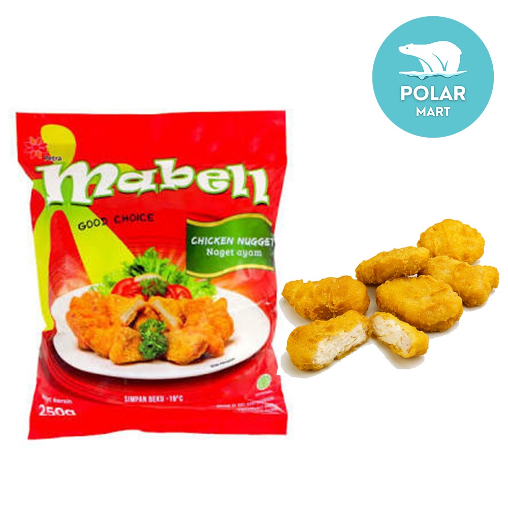 Mabell Naget Ayam Chicken Nugget 250 Gram & 500 Gram (FROZEN FOOD BANDUNG)
