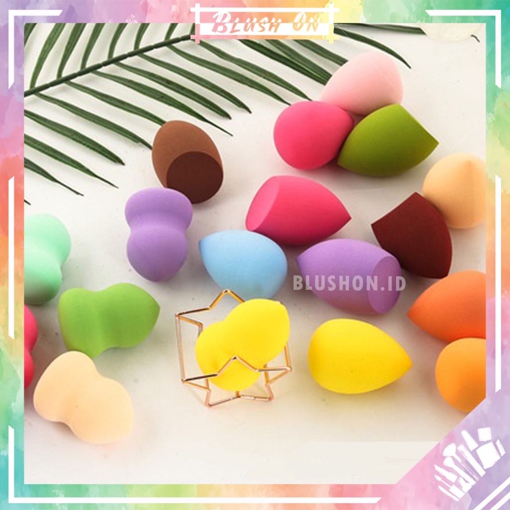 (Packing Plastik) Spons Beauty Blender Cuci Make Up Spons Muka