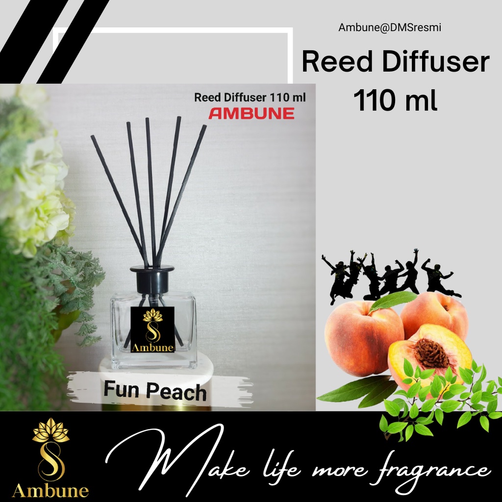 pengharum ruangan Reed Diffuser 110 ml Ambune