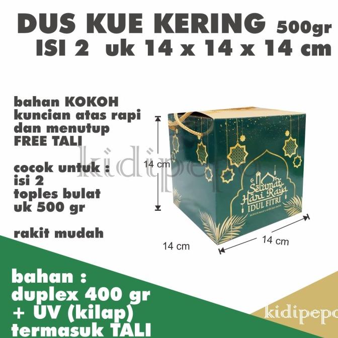 

Dus Kue Kering Stoples Idul Fitri Lebaran (Isi 10)