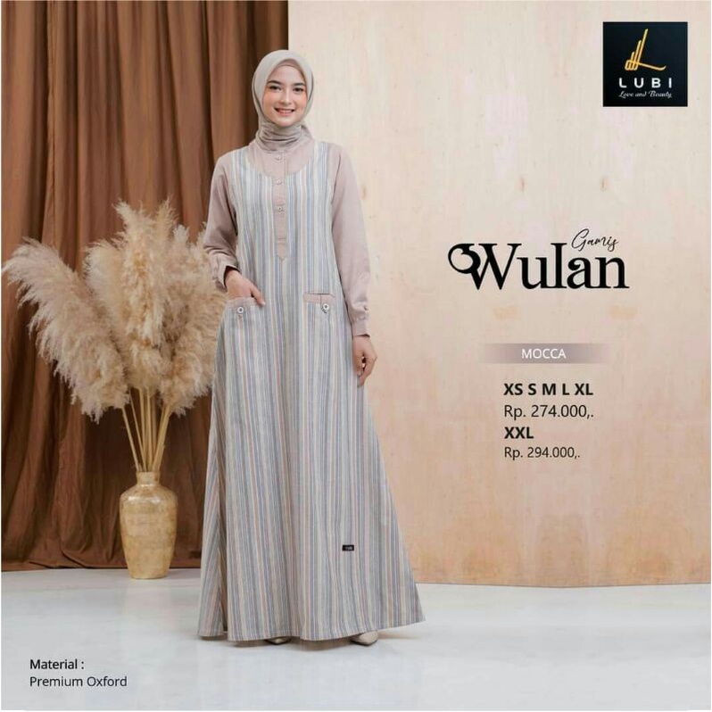 GAMIS LUBI WULAN MOCCA [SIZE M]