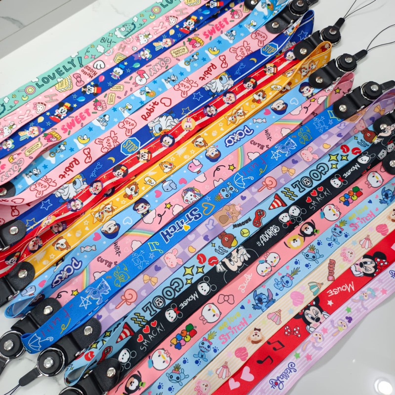 New Tali Gantungan Handphone Motif Cartoon C Bahan Import BY SMOLL