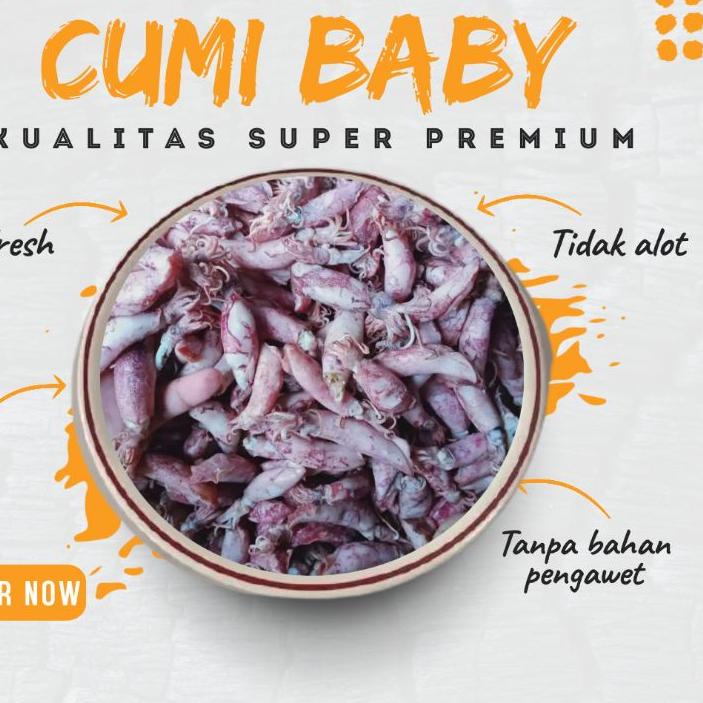 

☝ Baby Cumi Asin Semi Kering 1kg Kualitas Super Premium ☃