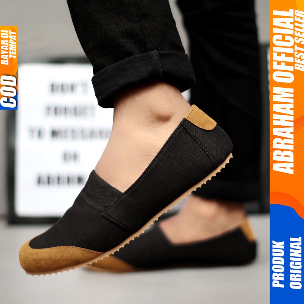 ABRAHAM UNO Sepatu Casual Slip On Pria