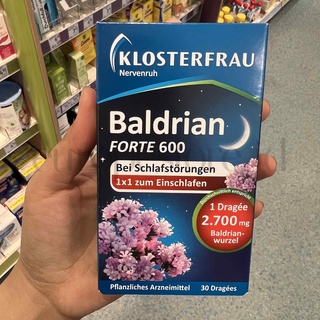 READY STOCK Klosterfrau Baldrian Nervenruh Baldrian Forte 600mg 30 pcs (Tablet Ekstrak Akar Valerian