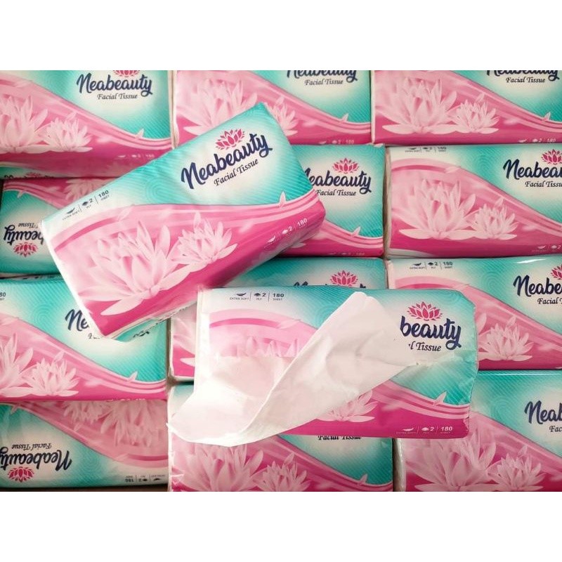 [GROSIR] TISU TISUE TISSUE FACIAL WAJAH 2PLY 2 PLY KECANTIKAN MURAH 180SHEET MURAH TERMURAH