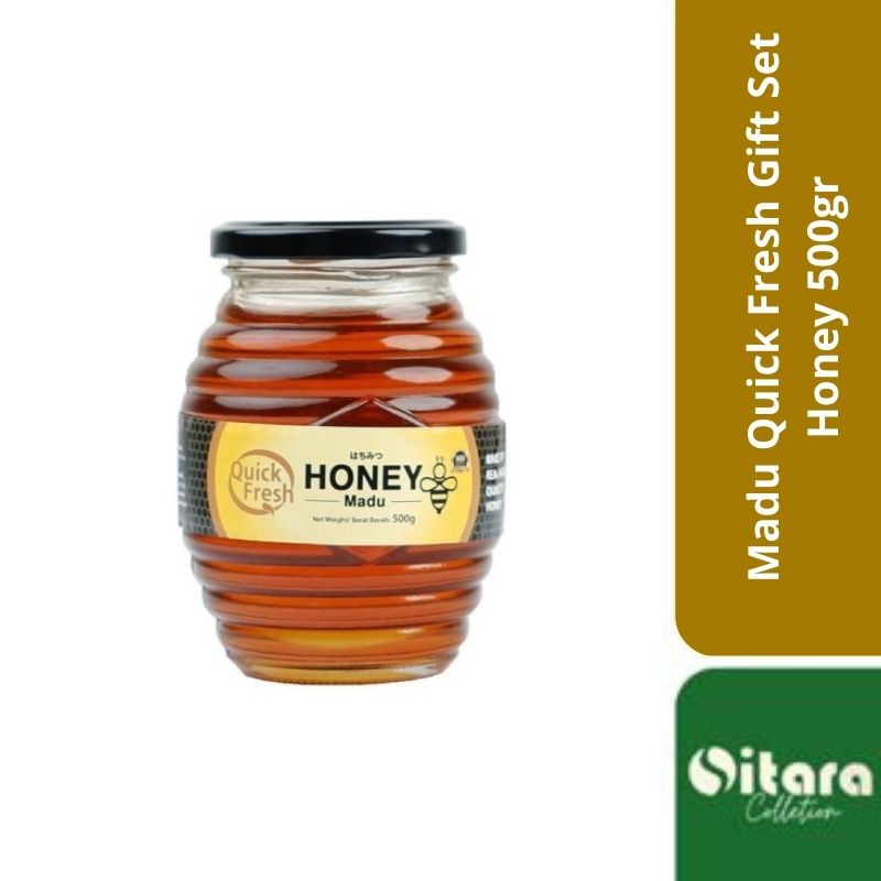 

Madu Quick - Madu Quick Fresh Gift Set Honey 500gr Free 100gr