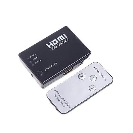 HDMI Switcher 3 In 1 Out 4K Ultra HD With Remote