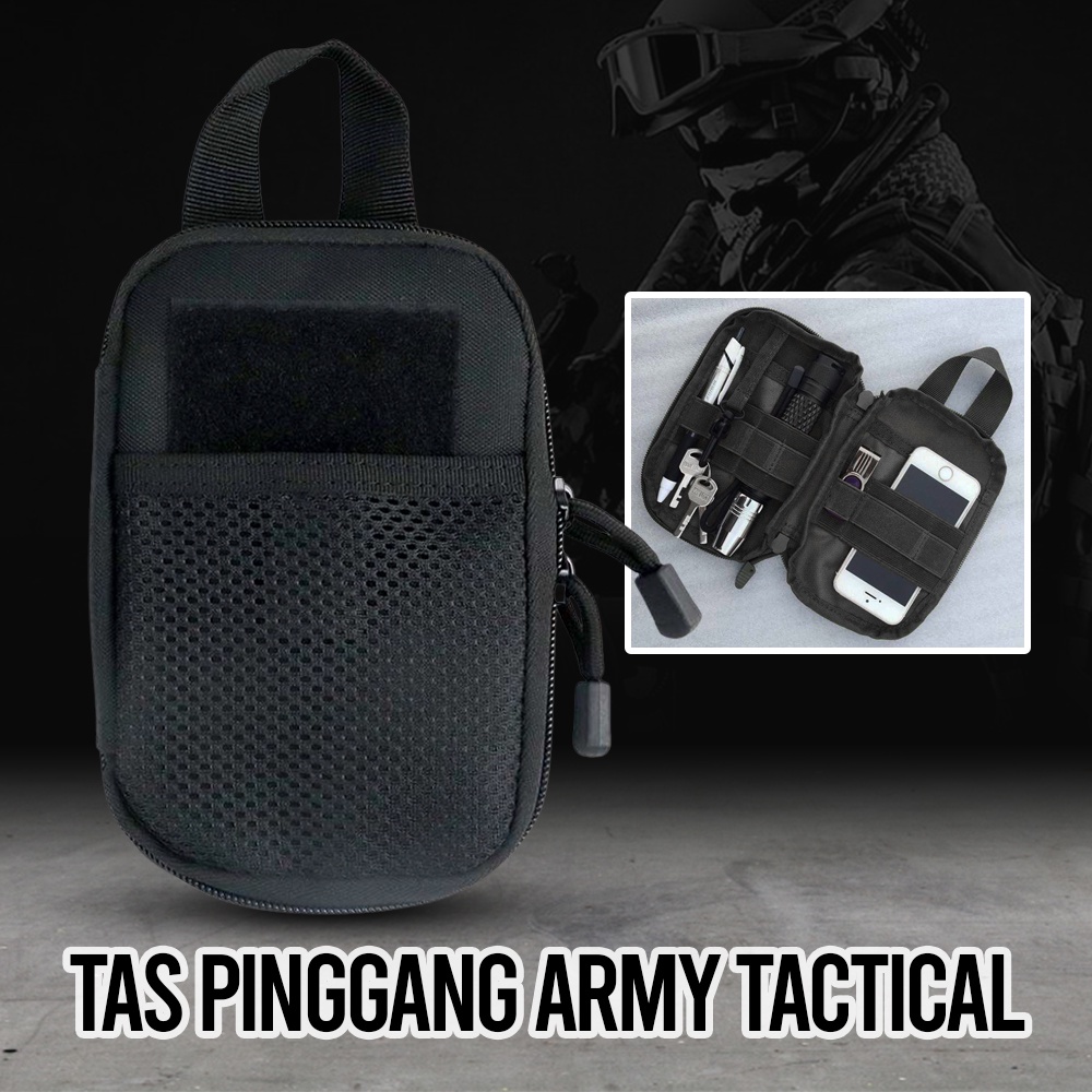 Alat penyimpanan Tas Pinggang Army Tactical Waist Bag