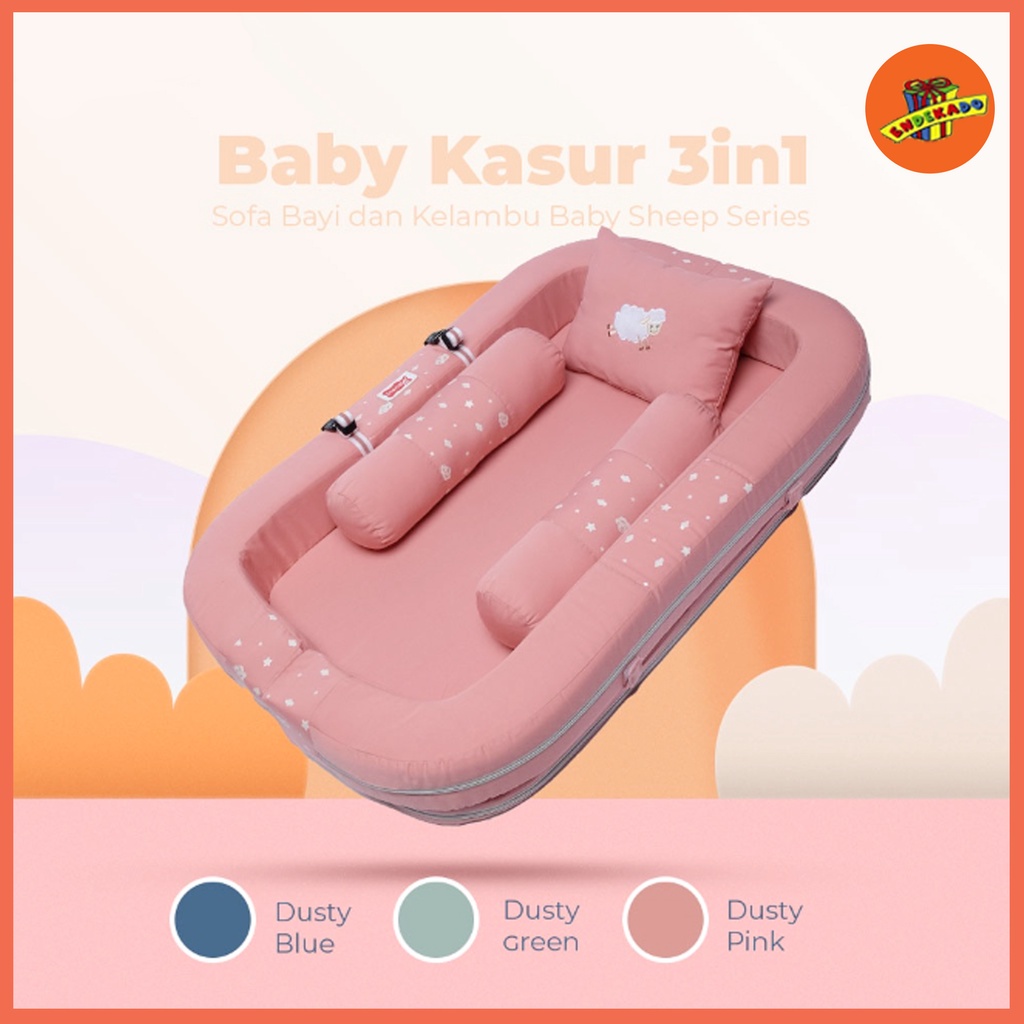 Dialogue Kasur Bayi + Sofa 3in1 DGK 9304 Baby Sheep Series