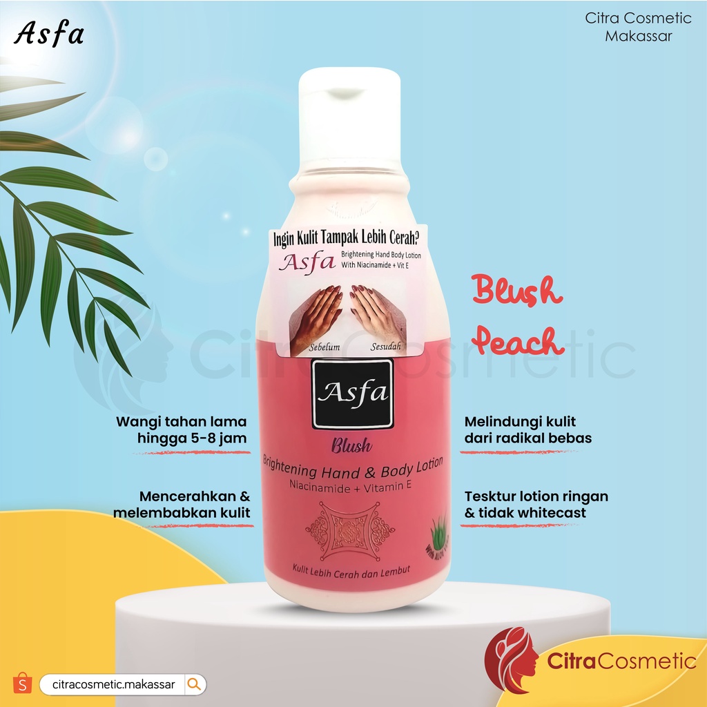 Asfa Brightening Body Lotion Mini 130 Ml Series