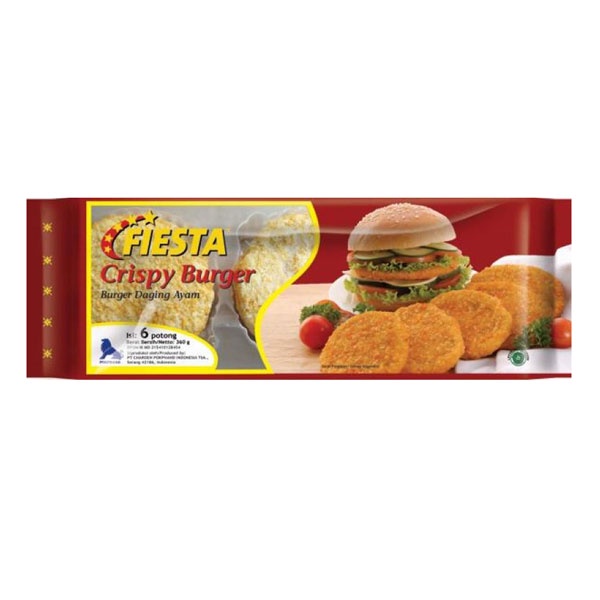 

FIESTA CRISPY BURGER 360 GR