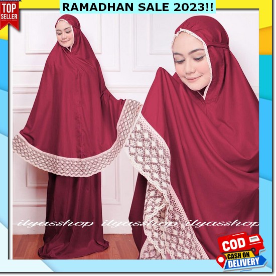 [Cod] Mukena Dewasa Armani Silk Laser Cut 2In1 Luxury Motif Mukena Dewasa Polos Micro Renda Rajut Hi