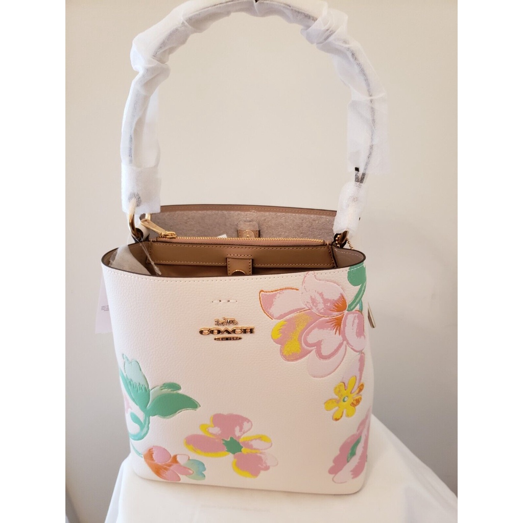 GLAMORI C8609 C2811 C3238 TOWN BUCKET BAG WITH DREAMY FLORAL PRINTED