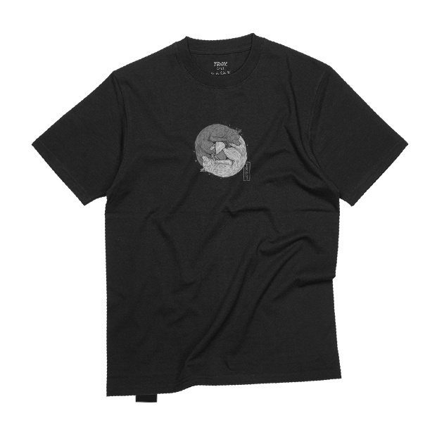 Troy Company T-Shirt Kaos Hitam MT 1834