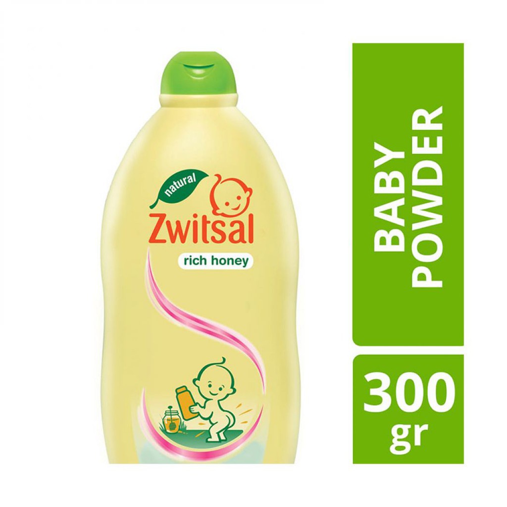 Zwitsal Baby Powder Rich Honey 300gr / Bedak Bayi / Bedak Bayi Zwitsal