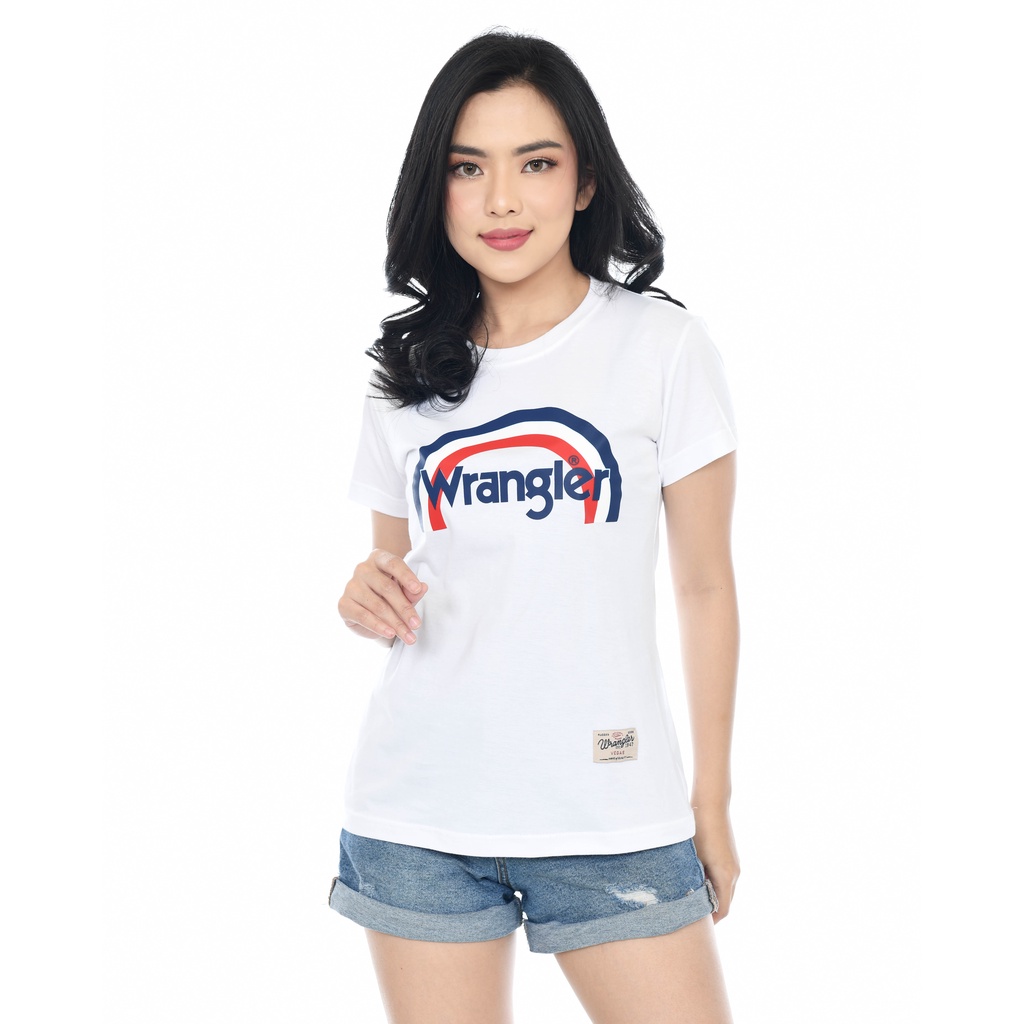 Kaos Wrangler | Kaos Cewek | Rainbow White | KWRW - 1