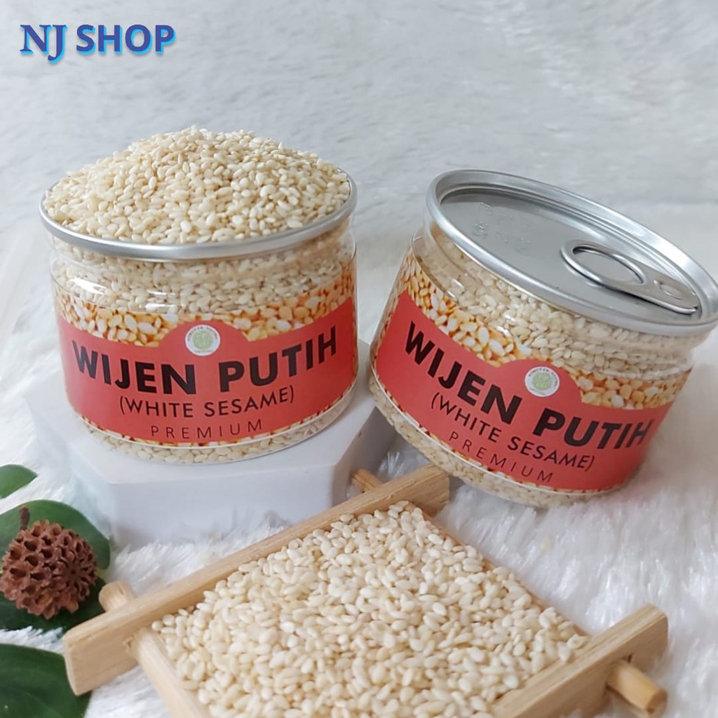 

[Healthy Food] - Can Wijen Putih Natural White Sesame Kualitas Premium