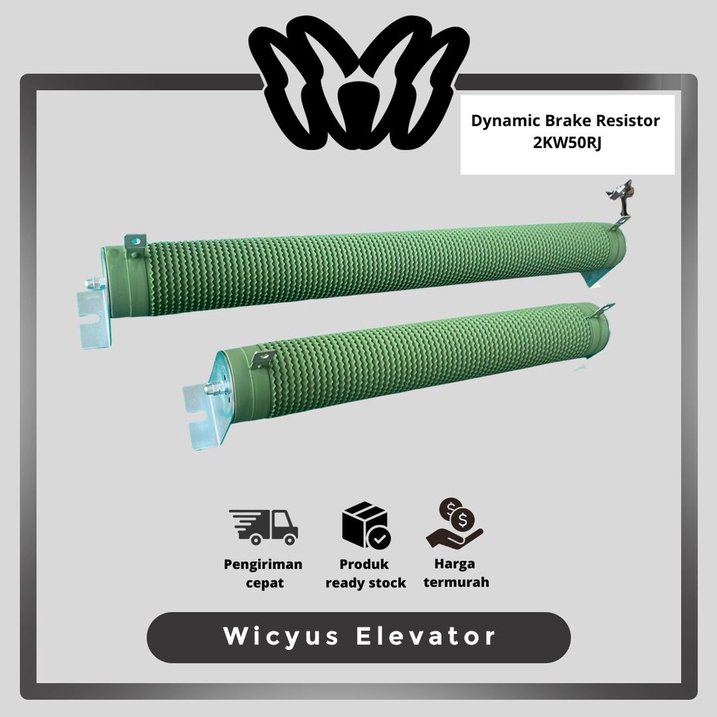 Braking Resistor 2000 Watt 50 Ohm / Dynamic Brake Resistor 2KW50RJ