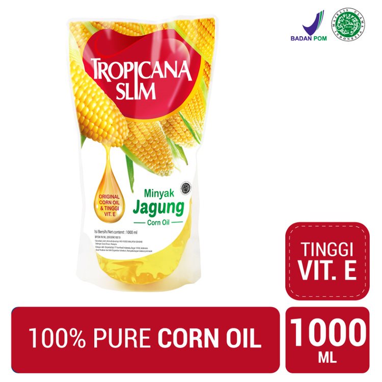Tropicana Slim Corn Oil 1lt Reffil