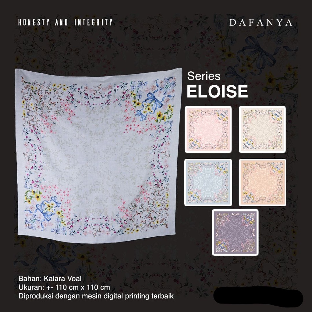 SEGI EMPAT MOTIF SERIES ELOISE EXLUSIVE | SEGI EMPAT PRINT