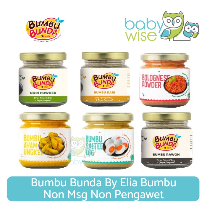 

Bumbu Bunda By Elia Bumbu Non MSG Non Pengawet - MPASI Anak