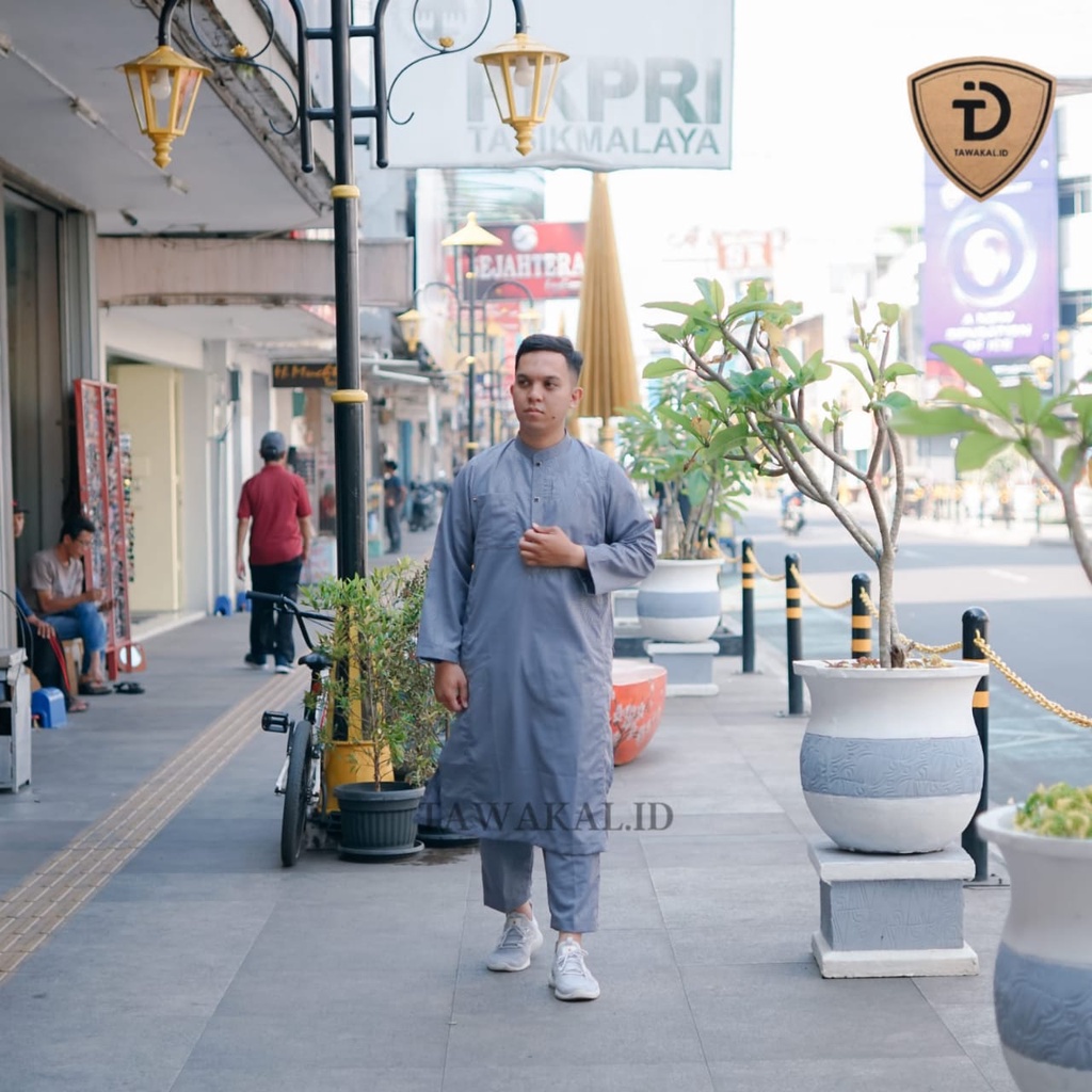 kurta Pakistan stelan / jubah / kurtah / kurta  eksklusif TAWAKAL ID