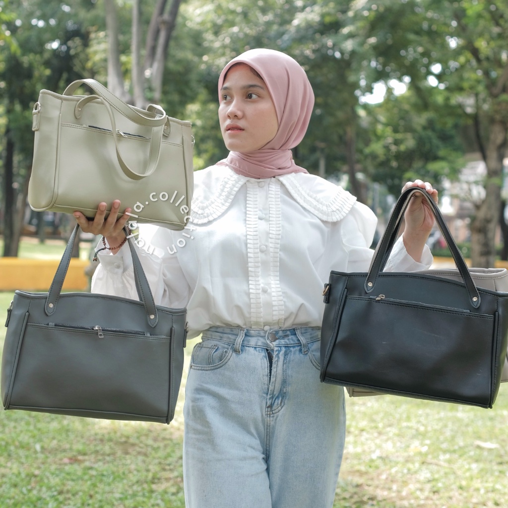 Tas Totebag Wanita Kode Milky