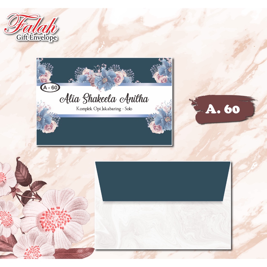 

Amplop Falah atau Angpau Falah kode A 60 muat uang kertas harga termurah