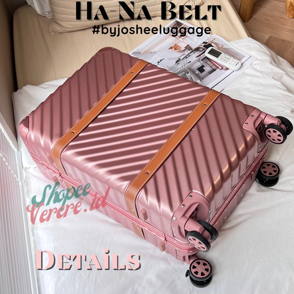 Koper HA-NA BELT Series Cabin Size 20 Inch Baggage Size 24 Inch  Aluminium Frame TSA Lock SuitCase