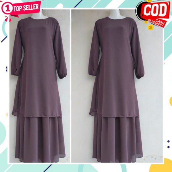 Baju Gamis Mewah Gamis Lebaran Terbaru 2023 Dewasa Jumbo Casual Kondangan Mecca Gsmis Remaja Perempu